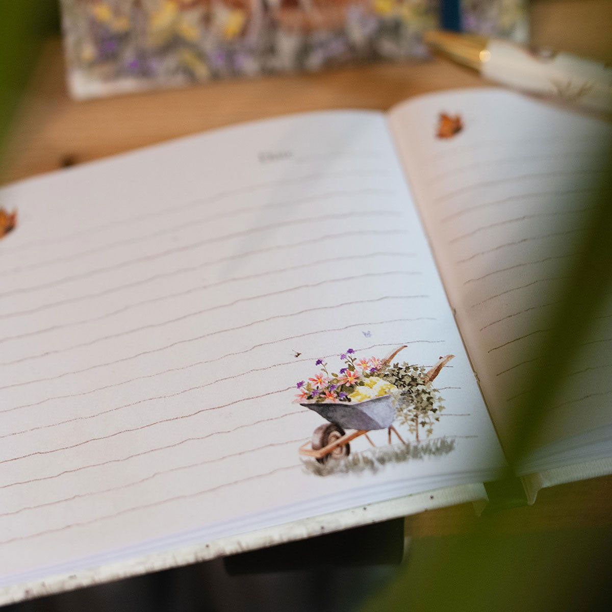 Wrendale Designs - 'The Wild Patch' Hedgehog Mini Hardback Notebook