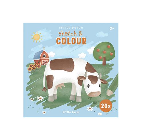 Little Dutch - Sketch & Colouring Book - Little Farm