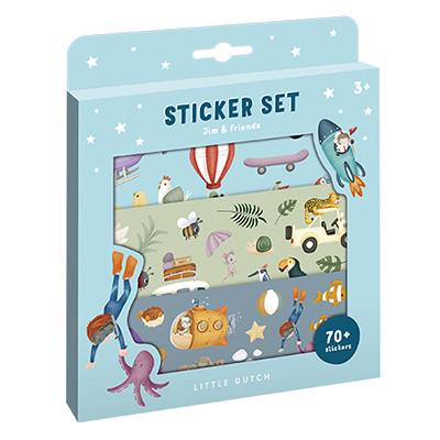 Little Dutch - Sticker Set - Jim & Friends