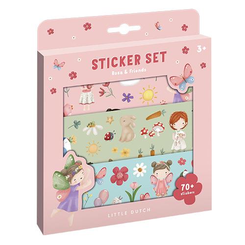 Little Dutch - Sticker Set - Rosa & Friends