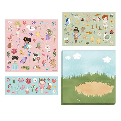 Little Dutch - Sticker Set - Rosa & Friends