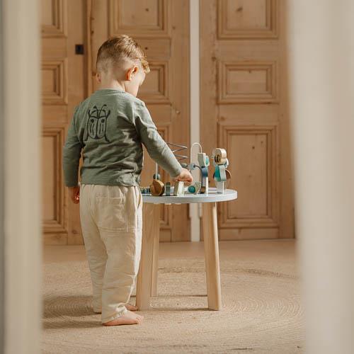 Little Dutch - Activity Table - Blue - Forest Friends