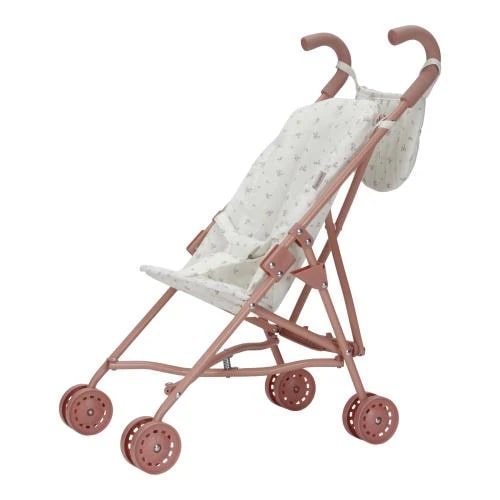 Little Dutch - Metal Doll Stroller - Pink