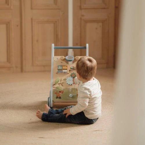 Little Dutch - Multi Activity Baby Walker - Blue - Forest Friends