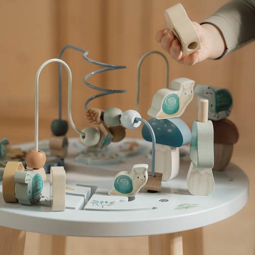 Little Dutch - Activity Table - Blue - Forest Friends