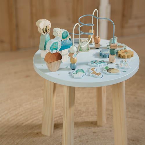 Little Dutch - Activity Table - Blue - Forest Friends
