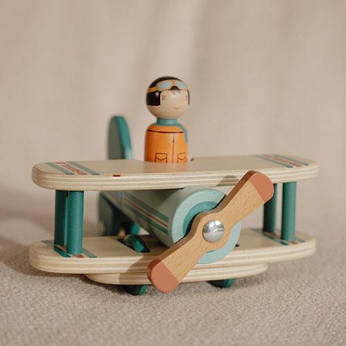 Little Dutch - Wooden Toy Airplane