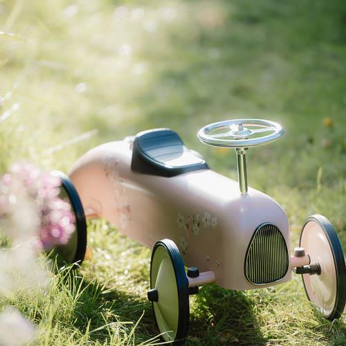 Little Dutch - Retro Ride-On Car - Pink