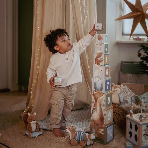 Little Dutch - Building Blocks Cardboard Little Farm