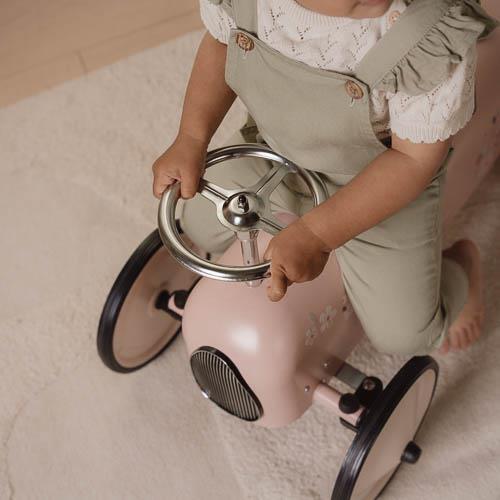 Little Dutch - Retro Ride-On Car - Pink