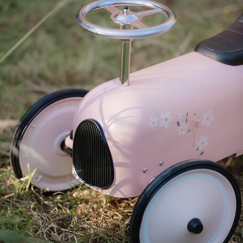 Little Dutch - Retro Ride-On Car - Pink