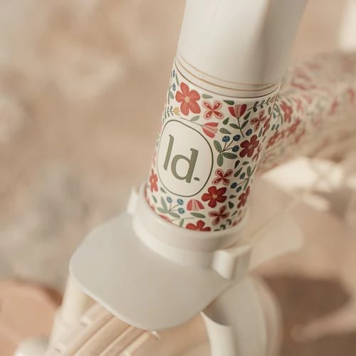 Little Dutch - 4 in 1 Tricycle with Push Bar Sunny Flower