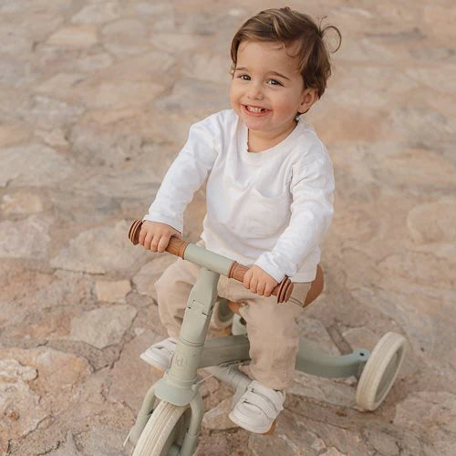 Little Dutch - 4 in 1 Tricycle with Push Bar - Green