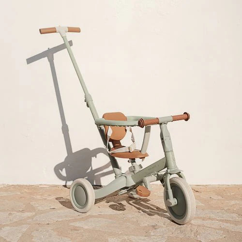 Little Dutch - 4 in 1 Tricycle with Push Bar - Green