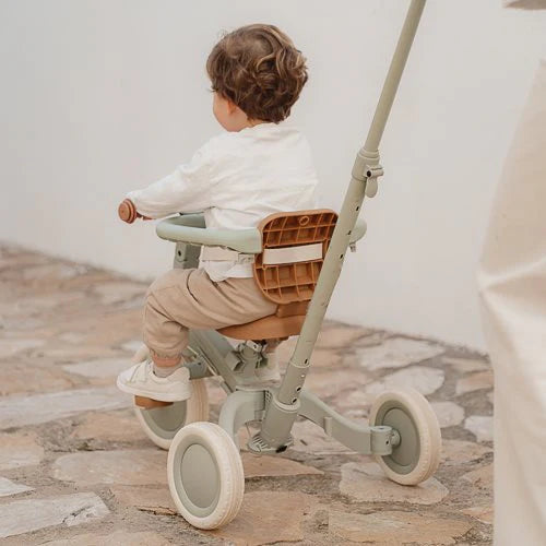 Little Dutch - 4 in 1 Tricycle with Push Bar - Green