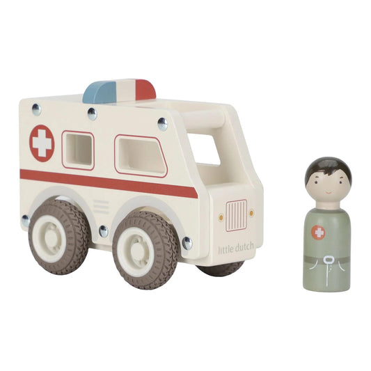 Little Dutch - Wooden Ambulance