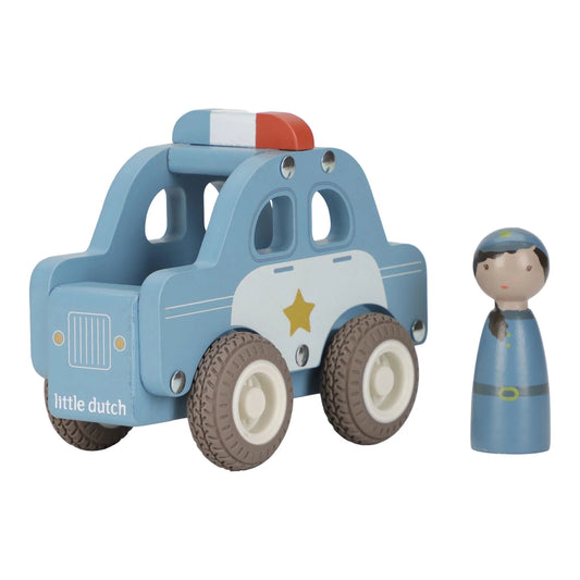 Little Dutch - Wooden Police Car