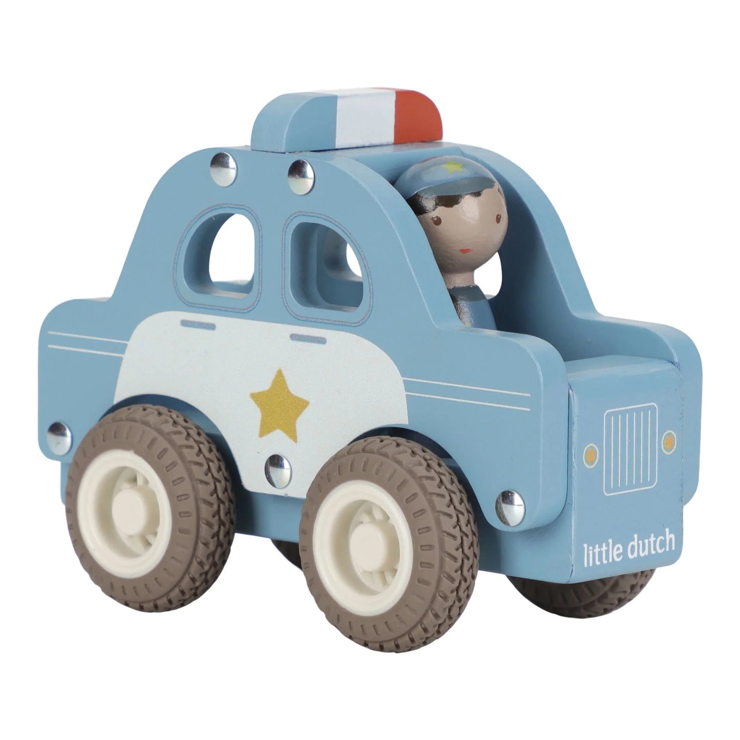 Little Dutch - Wooden Police Car