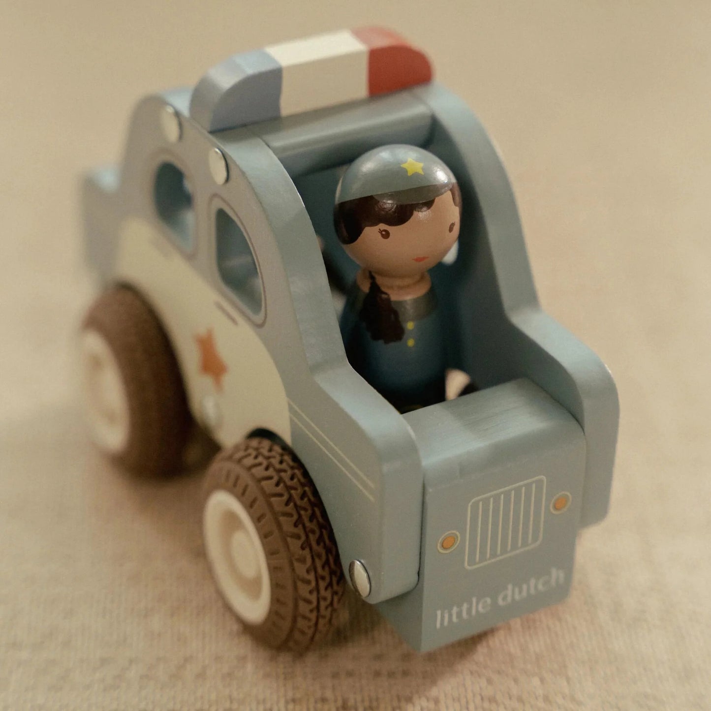 Little Dutch - Wooden Police Car