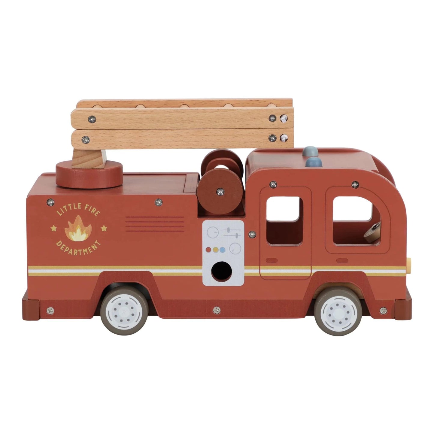 Little Dutch - Wooden Fire Truck Set