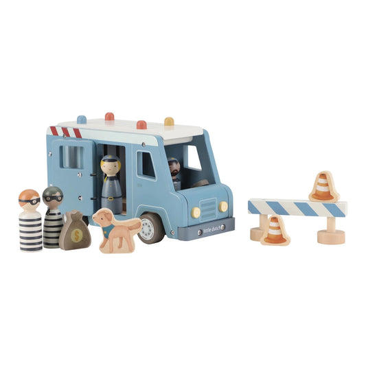Littkle Dutch - Wooden Police Van