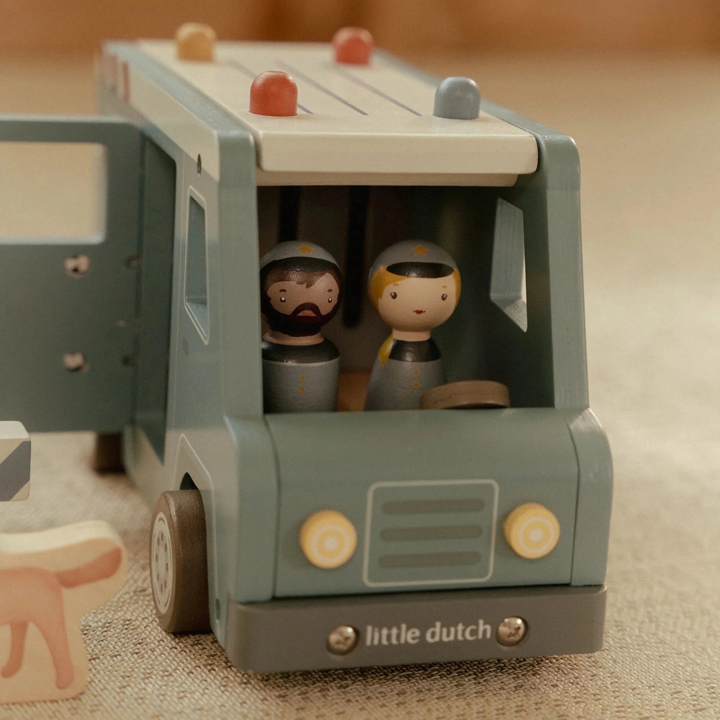 Littkle Dutch - Wooden Police Van