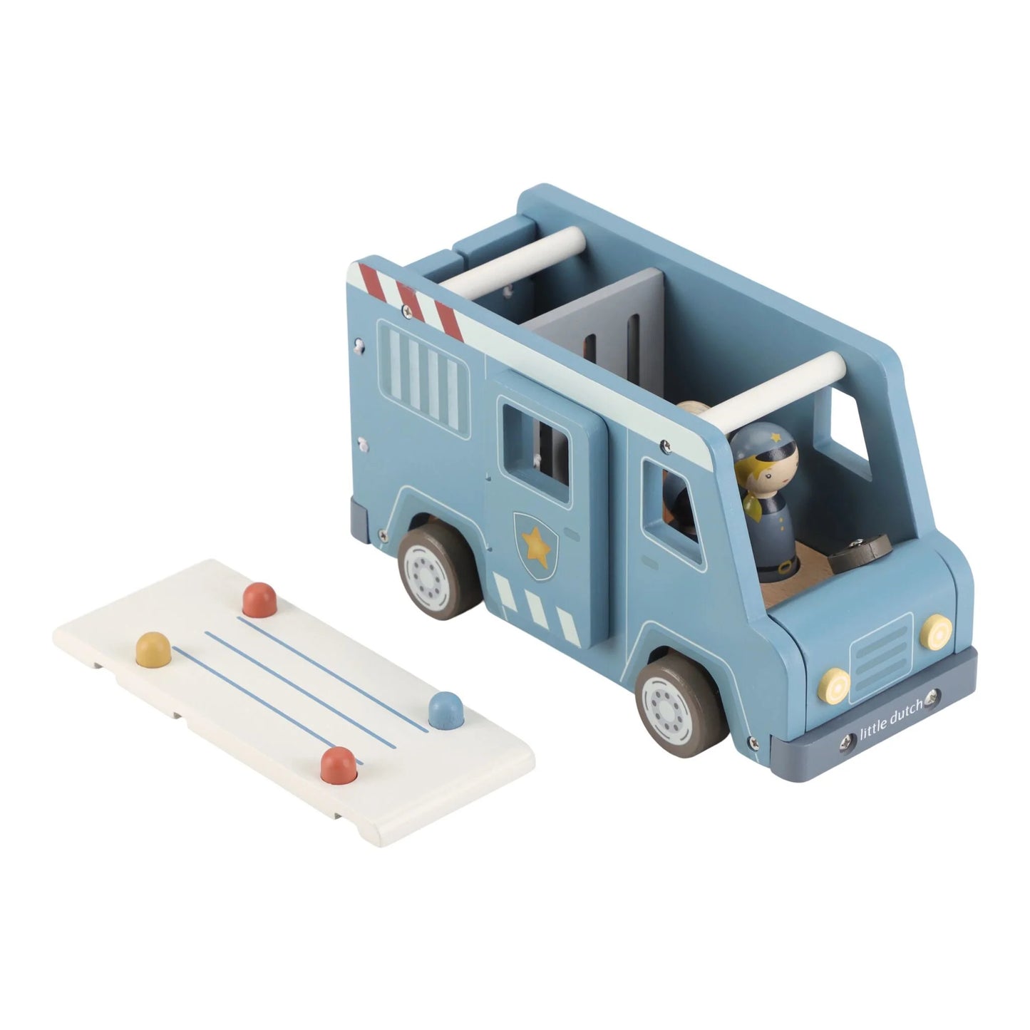 Littkle Dutch - Wooden Police Van