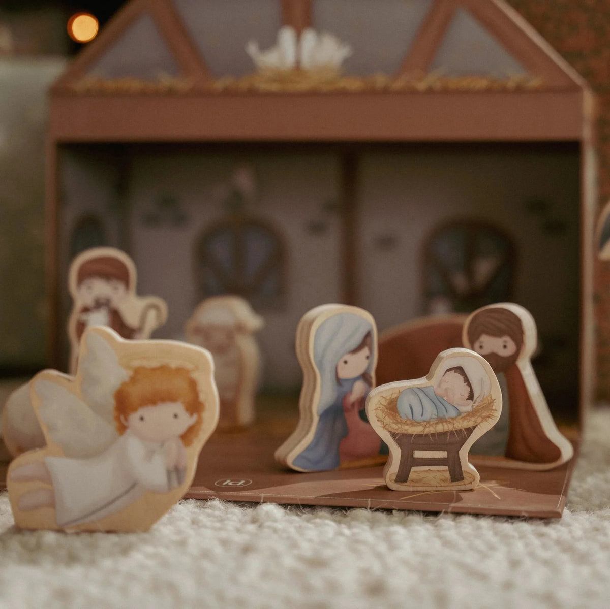 Little Dutch - Nativity Scene Playcase with Wooden Figures
