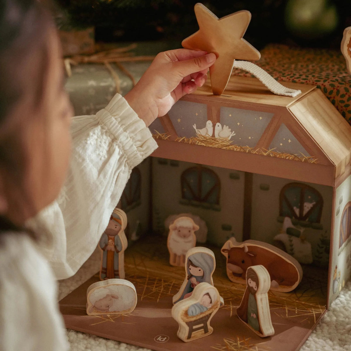 Little Dutch - Nativity Scene Playcase with Wooden Figures
