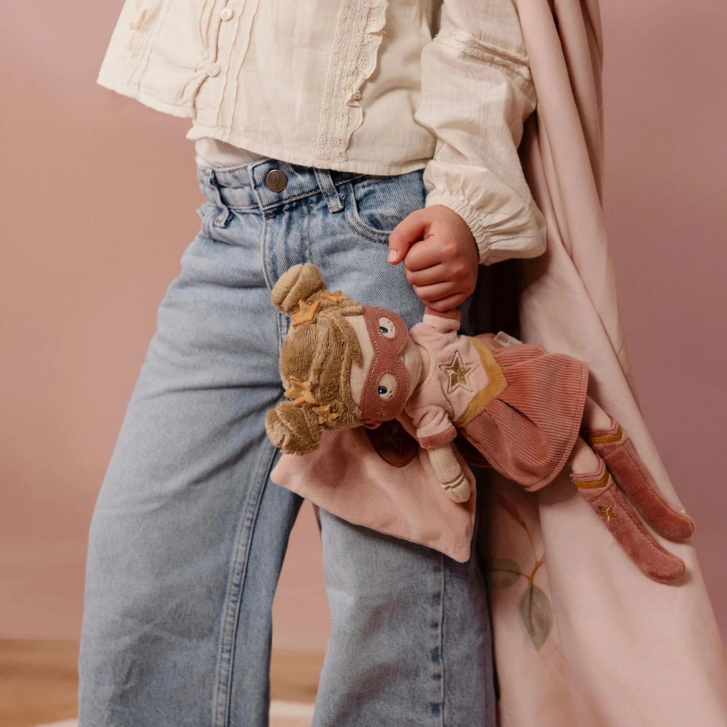 Little Dutch - Superhero Cuddle Doll Rosa