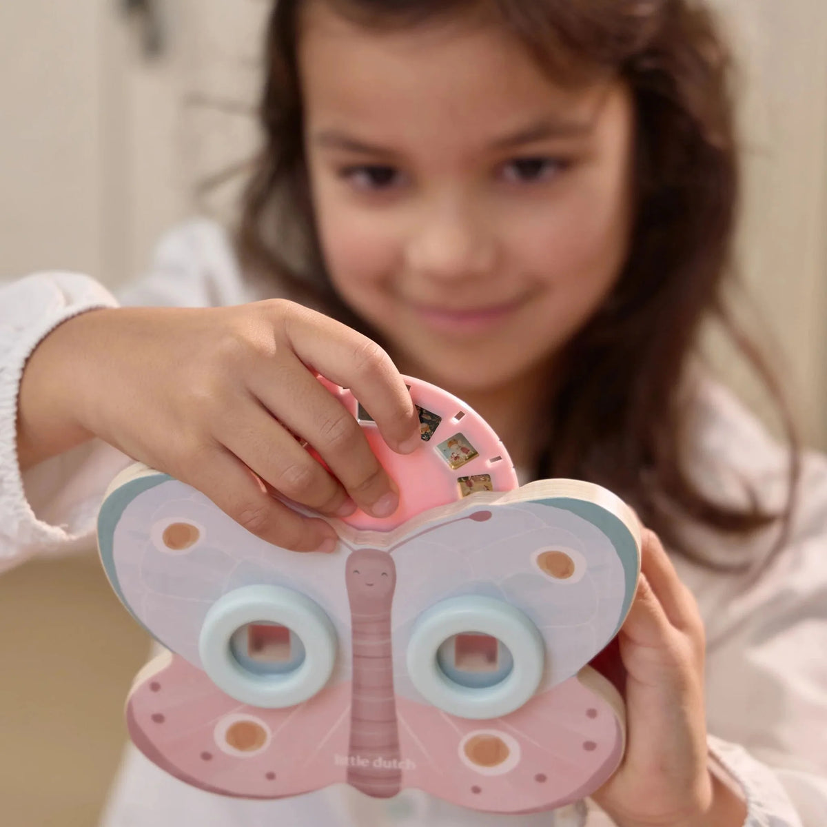 Little Dutch - Story Viewer Butterfly - Fairy Garden - Pink