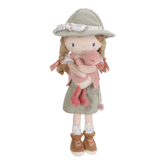 Little Dutch - Cuddle Doll Ranger Rosa  - Safari Friends
