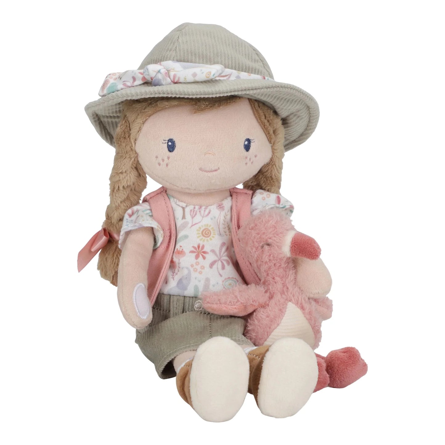 Little Dutch - Cuddle Doll Ranger Rosa  - Safari Friends