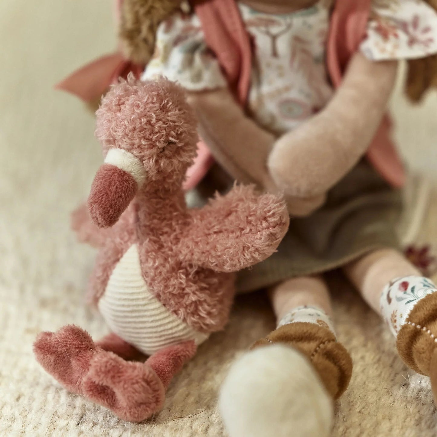Little Dutch - Cuddle Doll Ranger Rosa  - Safari Friends