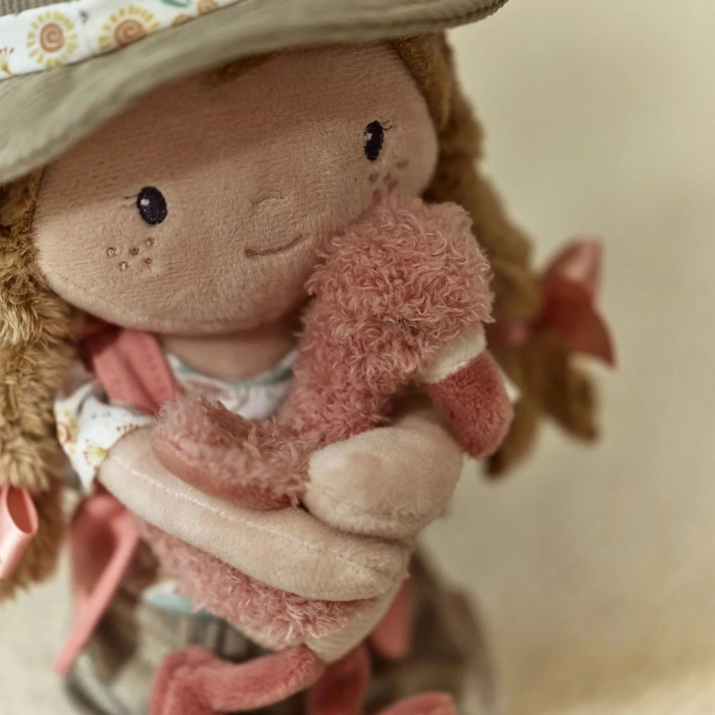 Little Dutch - Cuddle Doll Ranger Rosa  - Safari Friends