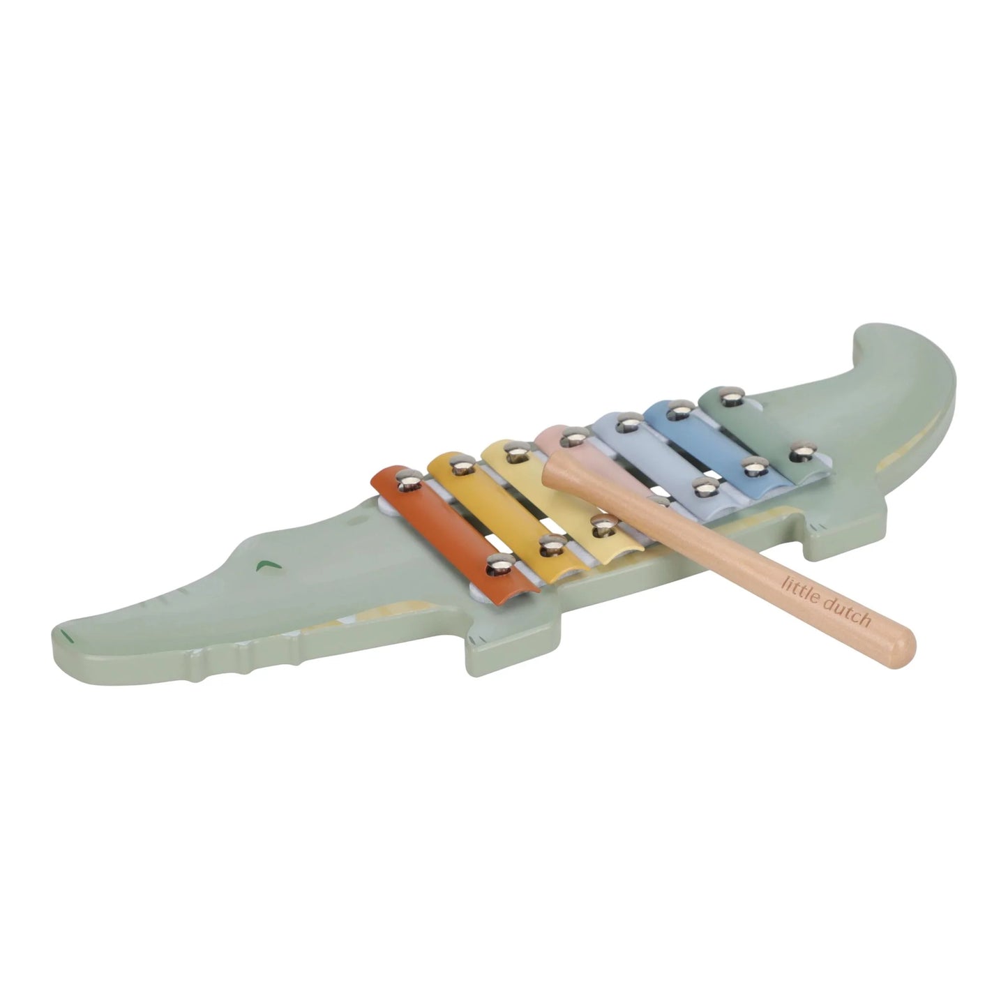 Little Dutch - Wooden Xylophone Crocodile - Safari Friends