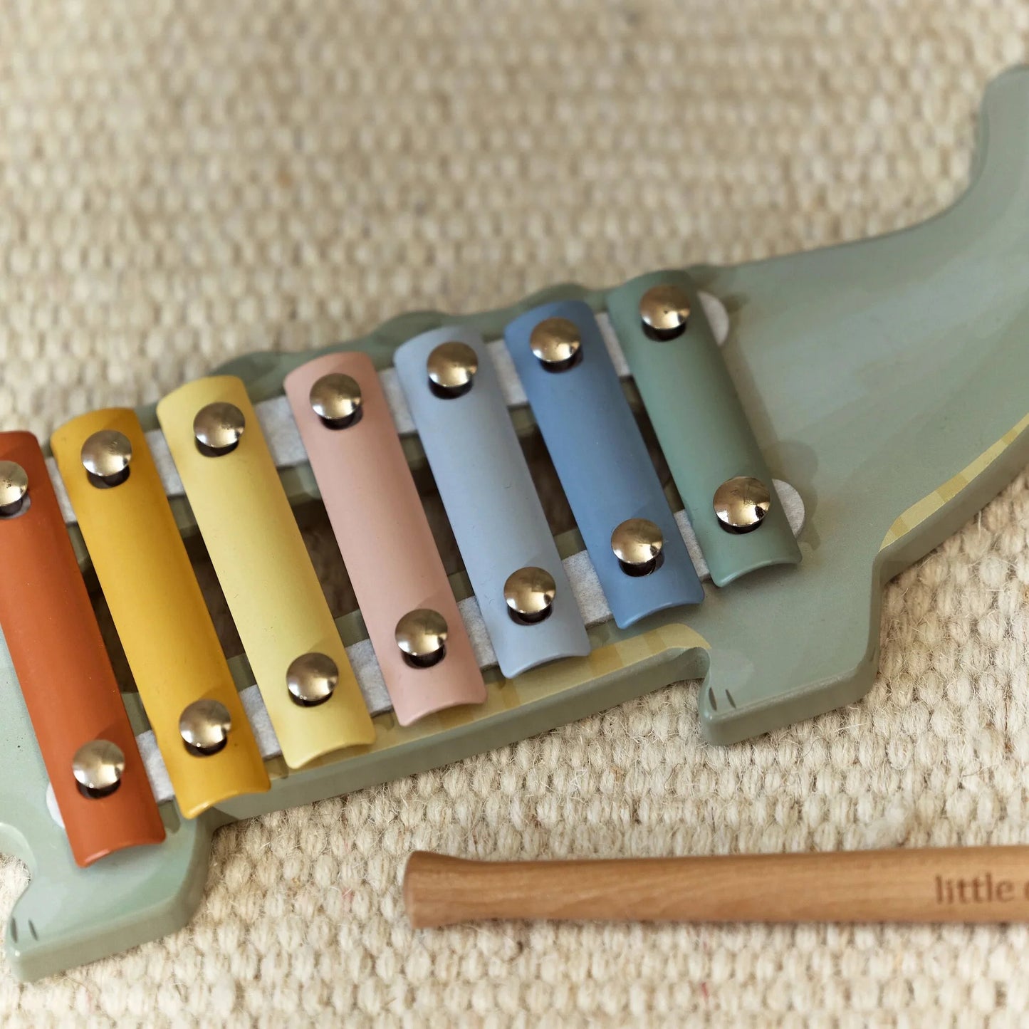 Little Dutch - Wooden Xylophone Crocodile - Safari Friends