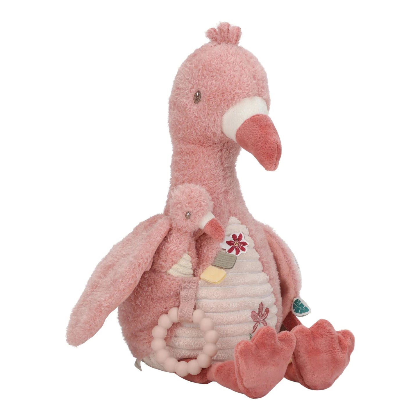 Little Dutch - Cuddle Flamingo Activity Toy - Safari Friends