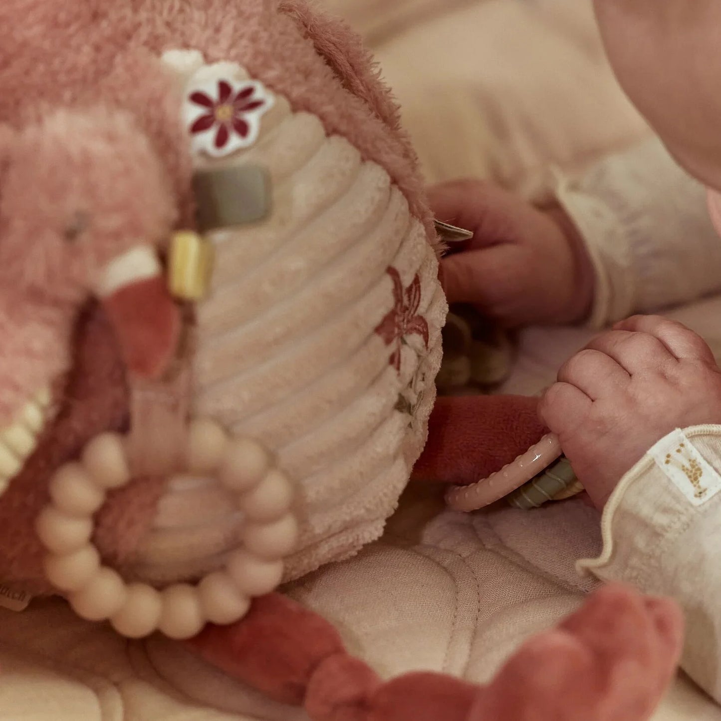 Little Dutch - Cuddle Flamingo Activity Toy - Safari Friends