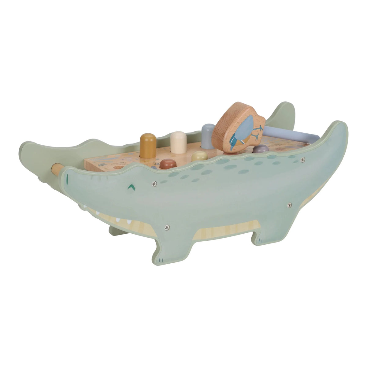 Little Dutch - Wooden Hammer Bench - Safari Friends