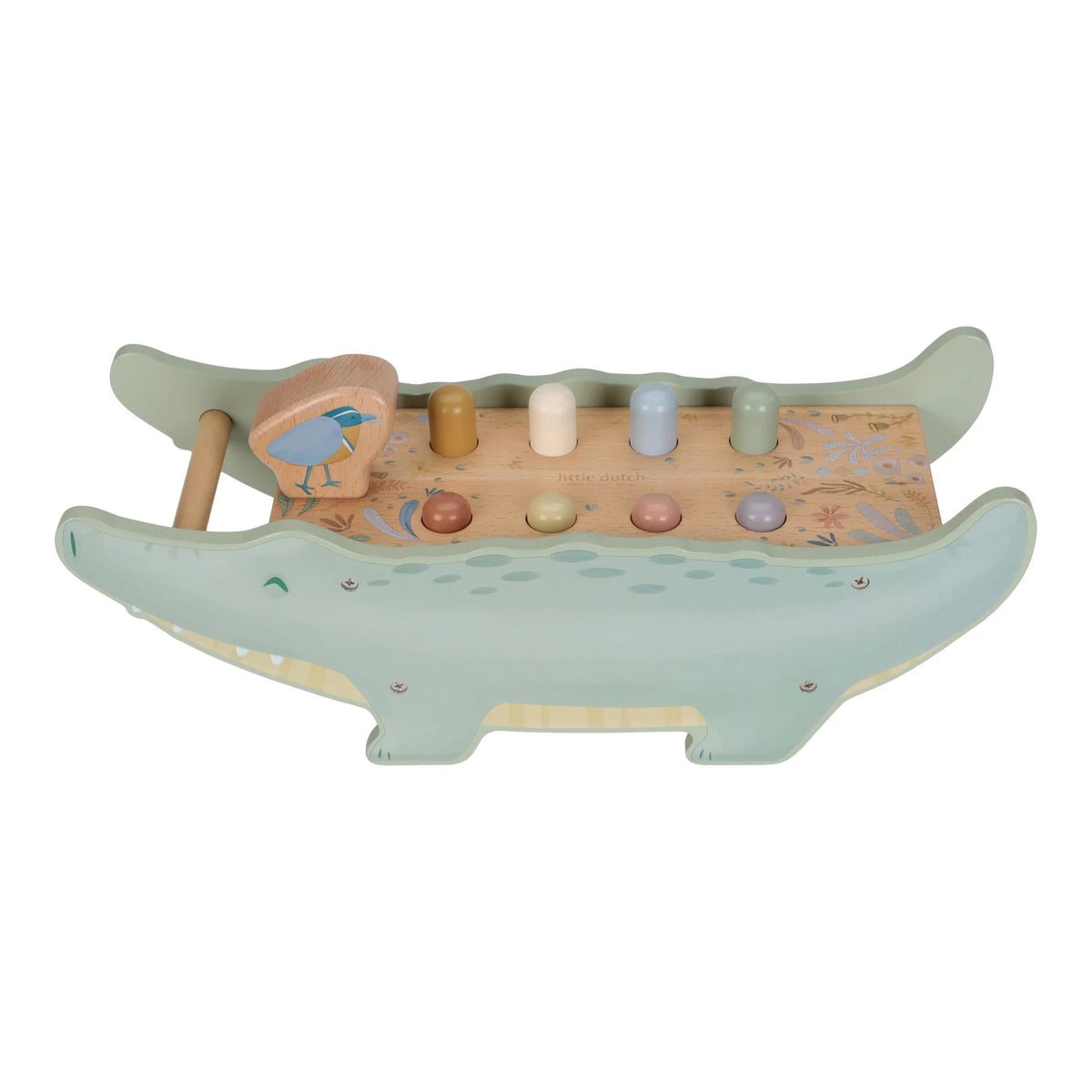 Little Dutch - Wooden Hammer Bench - Safari Friends