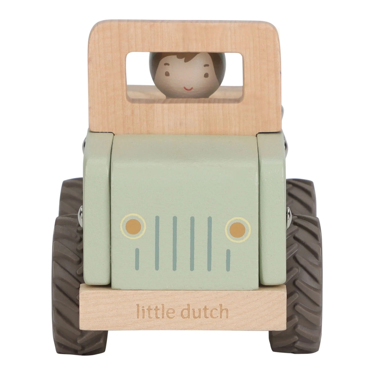 Little Dutch - Wooden Safari Car -  Safari Friends