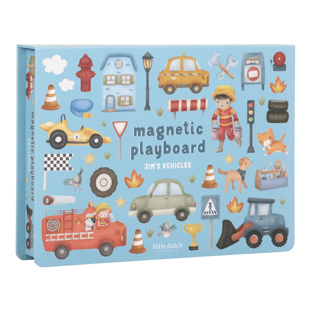 Little Dutch - Magnetic Playboard - Jim's Vehicles