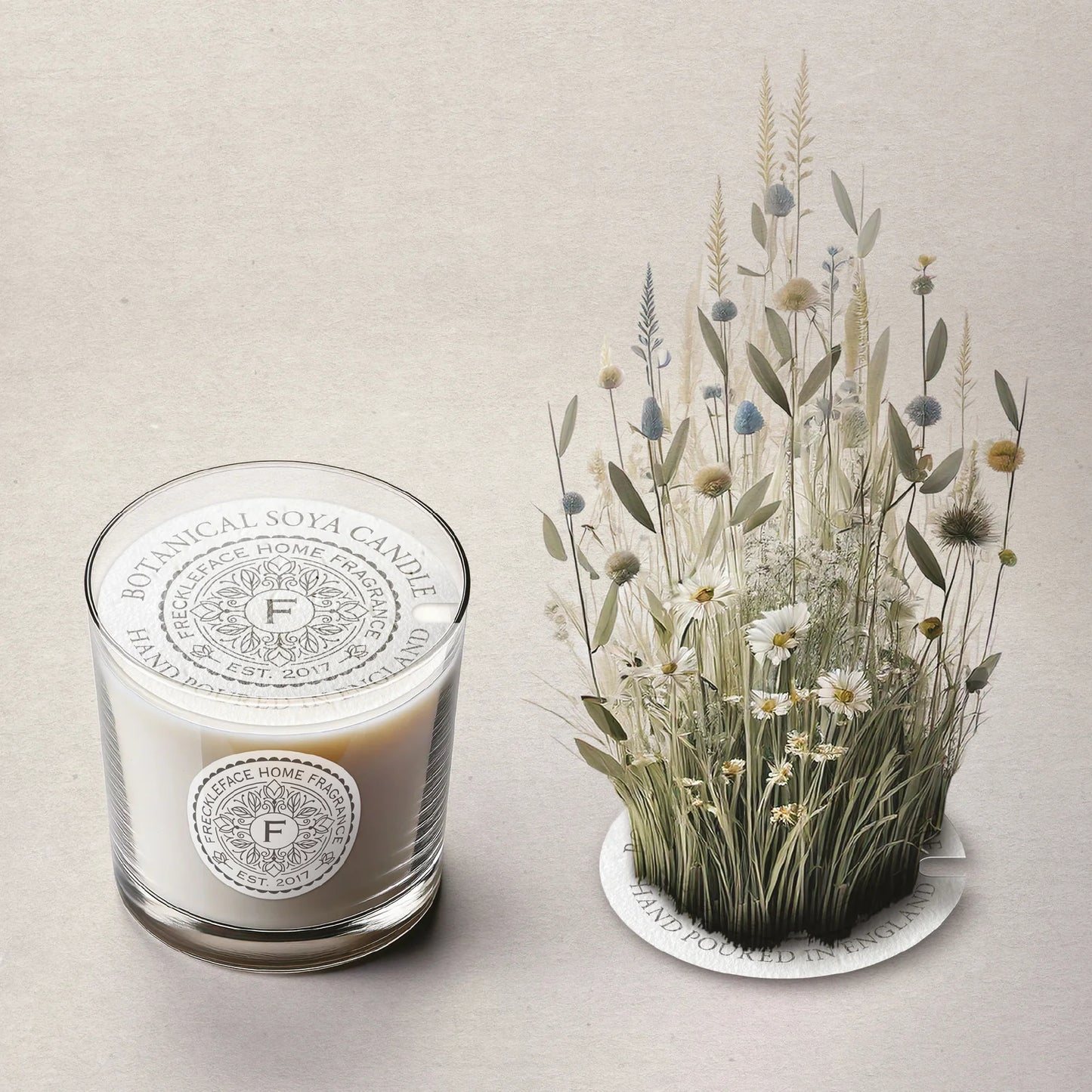 Freckleface - 'Floral Oud' Luxury Mini Scented Candle