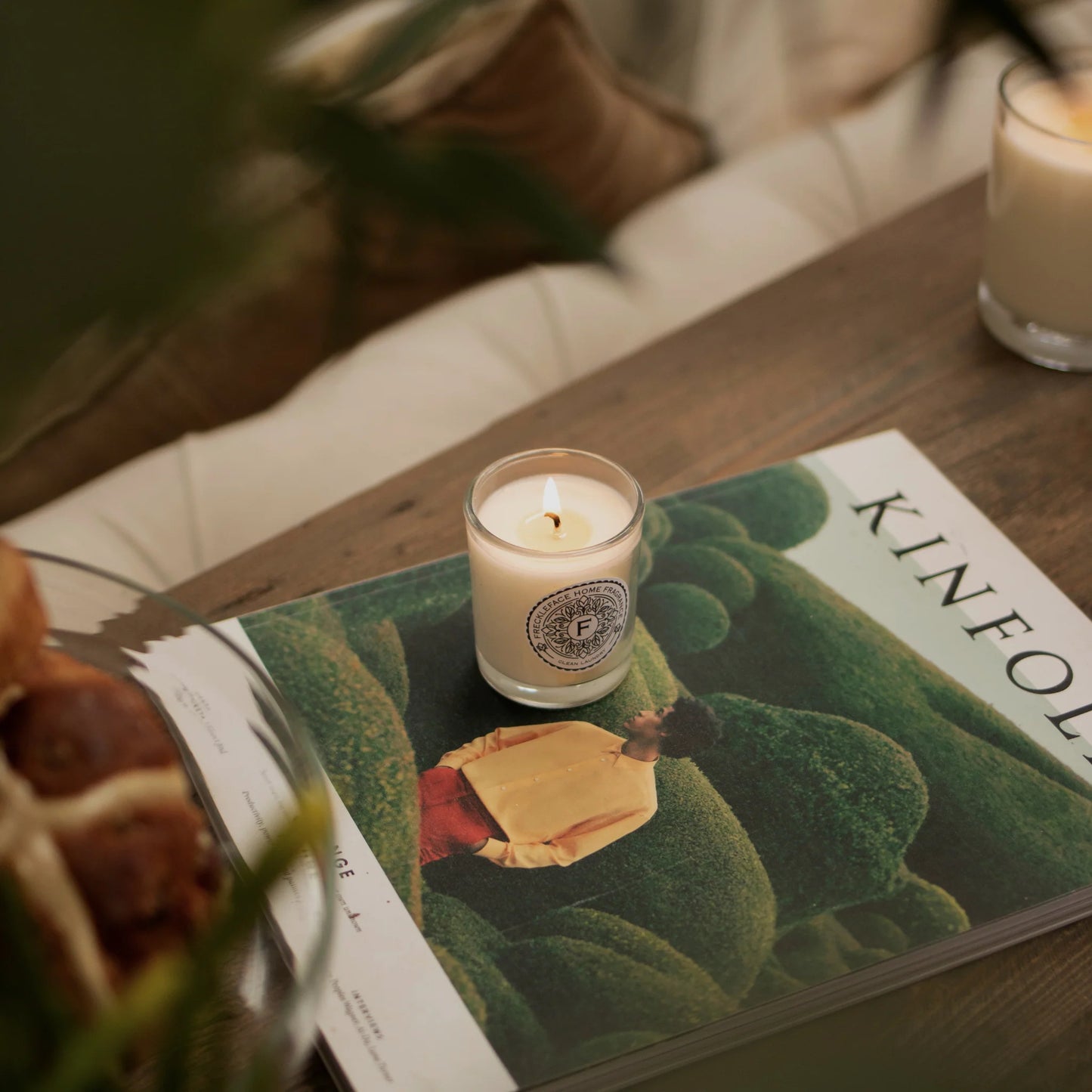 Freckleface - 'Bergamot Verbena' Luxury Mini Scented Candle