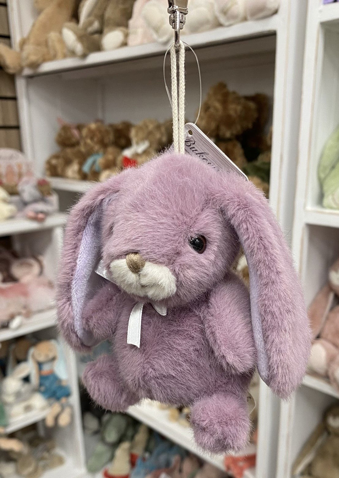 Bukowski Bears - Bouncy Bunny Dark Lavender Bag Charm