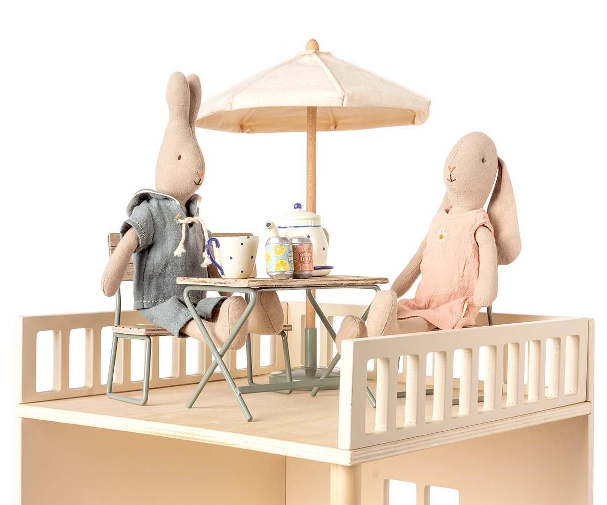 Maileg - Garden Set Table With Chair And Bench