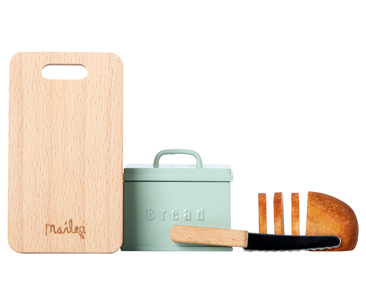 Maileg - Bread box with Utensils Miniature