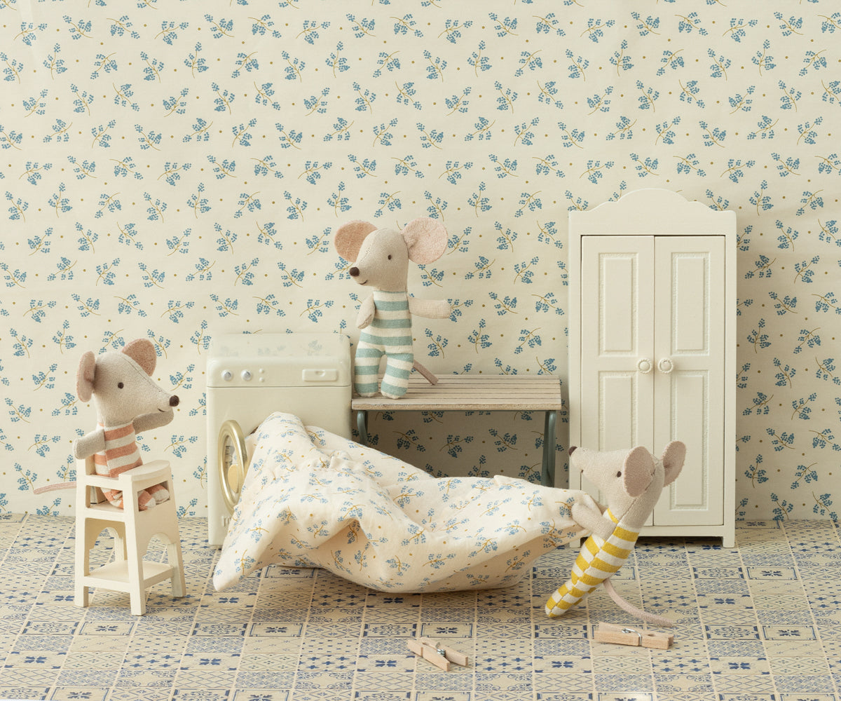 Maileg - High Chair, Mouse - Off White