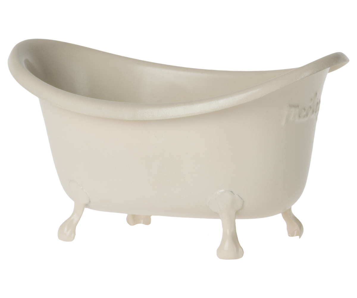 Maileg - Bathtub, Mouse - White